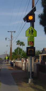Surprise, AZ School Zone Flasher with Driver Feedback - Solar Traffic Controls