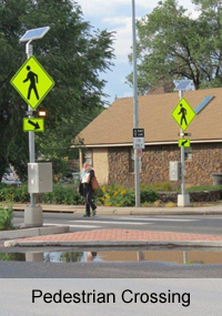 Solar RRFB Crosswalk - Solar Traffic Controls