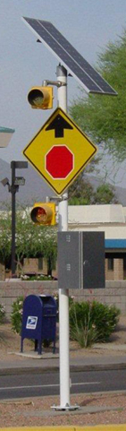 24Hr Solar Flasher for Road Hazards - Solar Traffic Controls