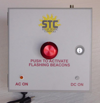 FIrestation Wall Mount Transmitter - Solar Traffic Controls