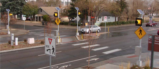 Solar Ped-X Wireless Crosswalk System - Solar Traffic Controls